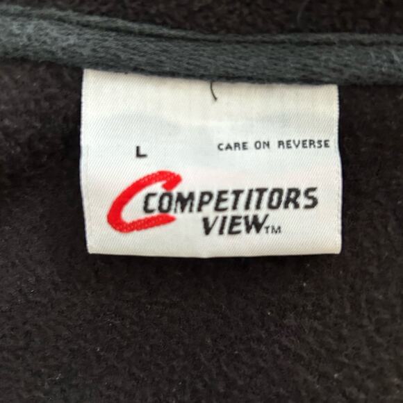 Dale Earnhardt Competitor’s View Vintage Zip Up Black Fleece Vest Size Large - Picture 7 of 9